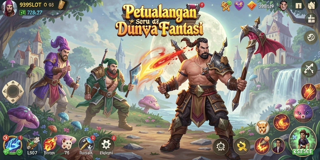 Tampilan seru gameplay ARPG di 9399SLOT.
