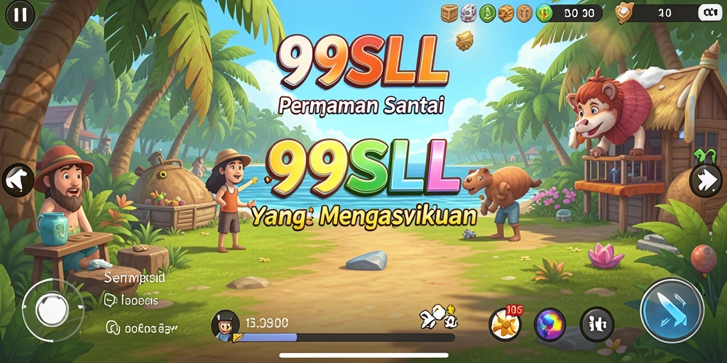 Screenshot gameplay 99SLL yang penuh warna dan menyenangkan.