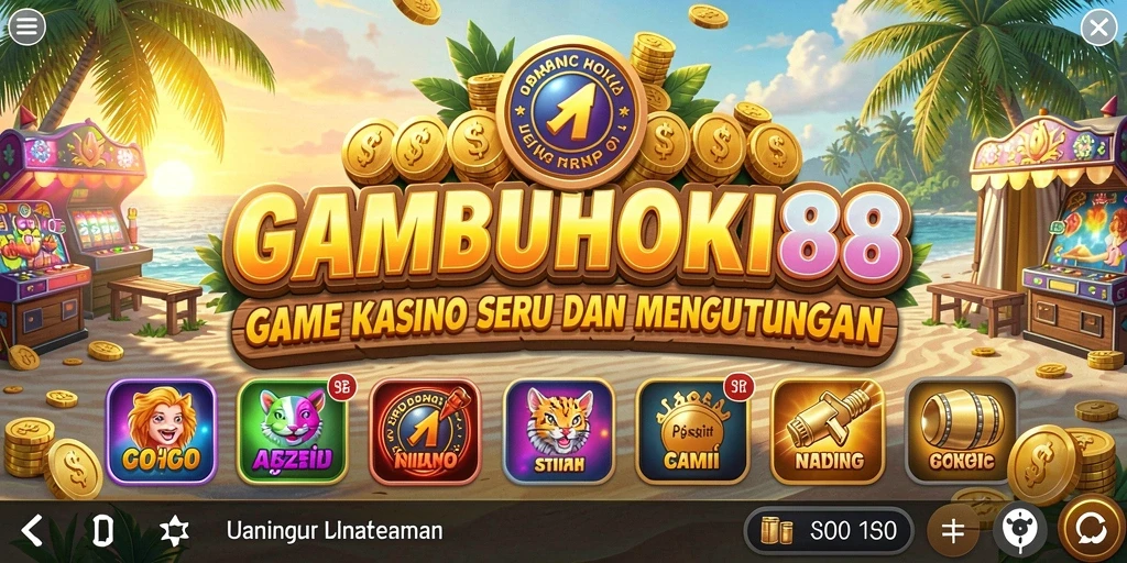 Tampilan gameplay BAMBUHOKI88 yang menegangkan dan berwarna-warni.