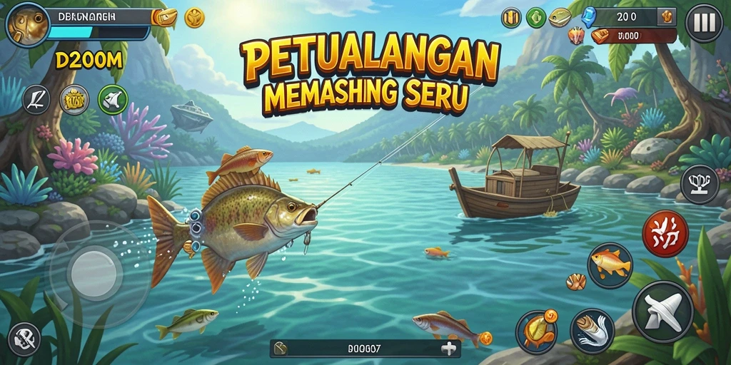 Tangkapan ikan yang menakjubkan di D200M.