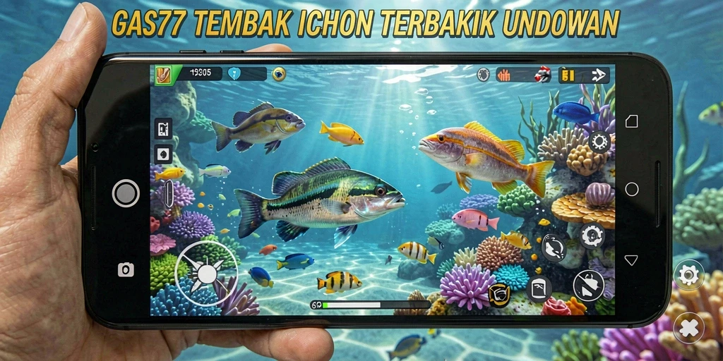 Gameplay seru EOS77 menampilkan aksi menembak ikan yang mengasyikkan.