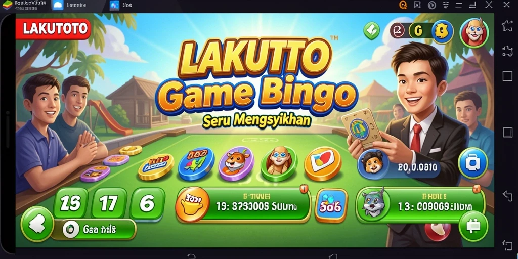 Screenshot gameplay Bingo yang seru di LAKUTOTO.