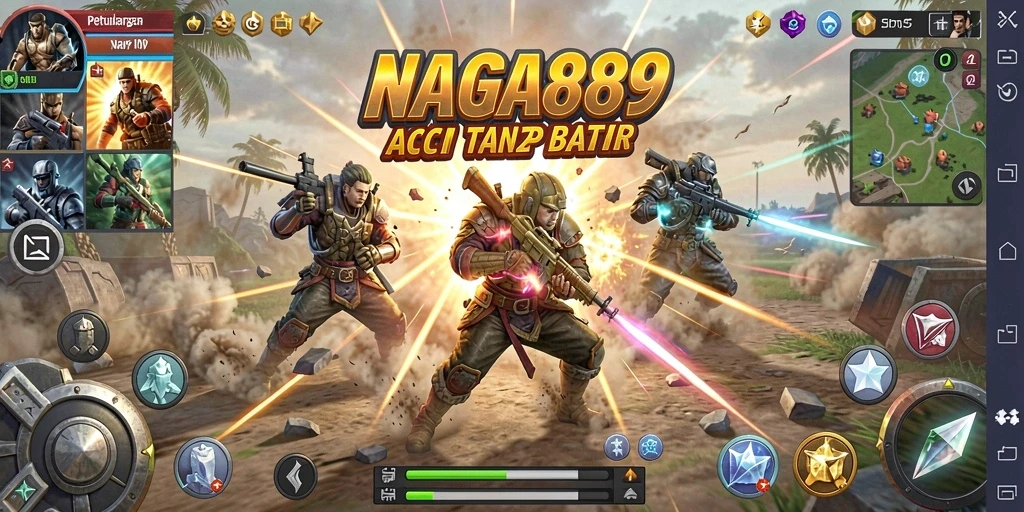 Tampilan gameplay NAGA889 yang penuh aksi dengan grafis memukau.