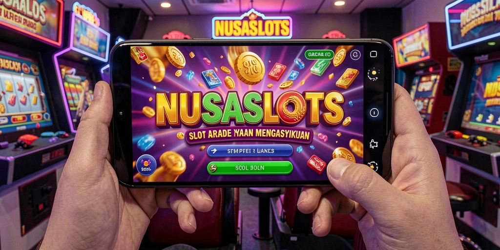 Screenshot dari gameplay mengasyikkan NUSASLOTS yang menampilkan mesin slot.