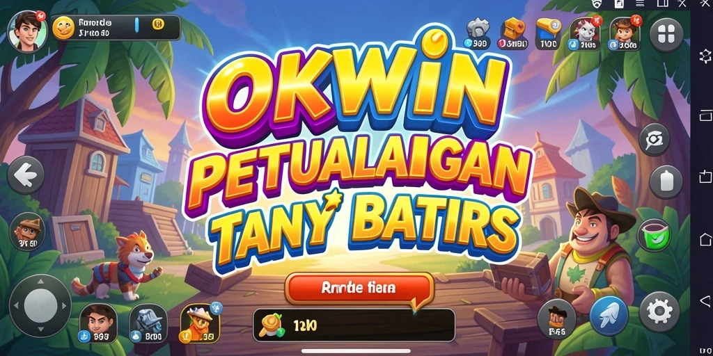 Tampilan gameplay OKWIN yang seru dan mendebarkan.