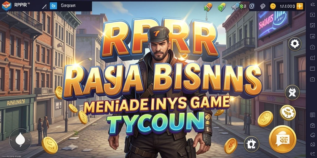 Tampilan screenshot utama RPRR menampilkan gameplay Tycoon yang seru.